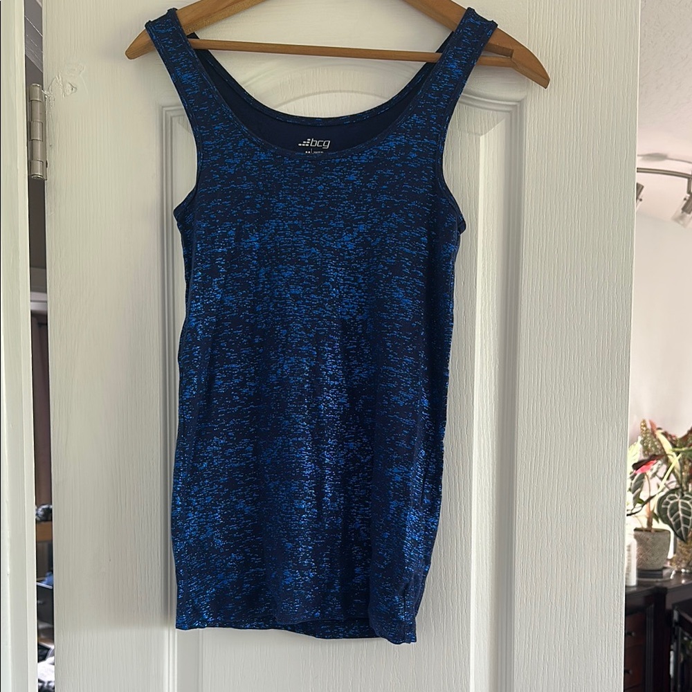 BCG Women's Blue Tank Top